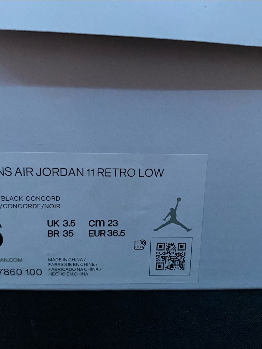 Concord Low-Top Jordan 11’s - Picture 6 of 6